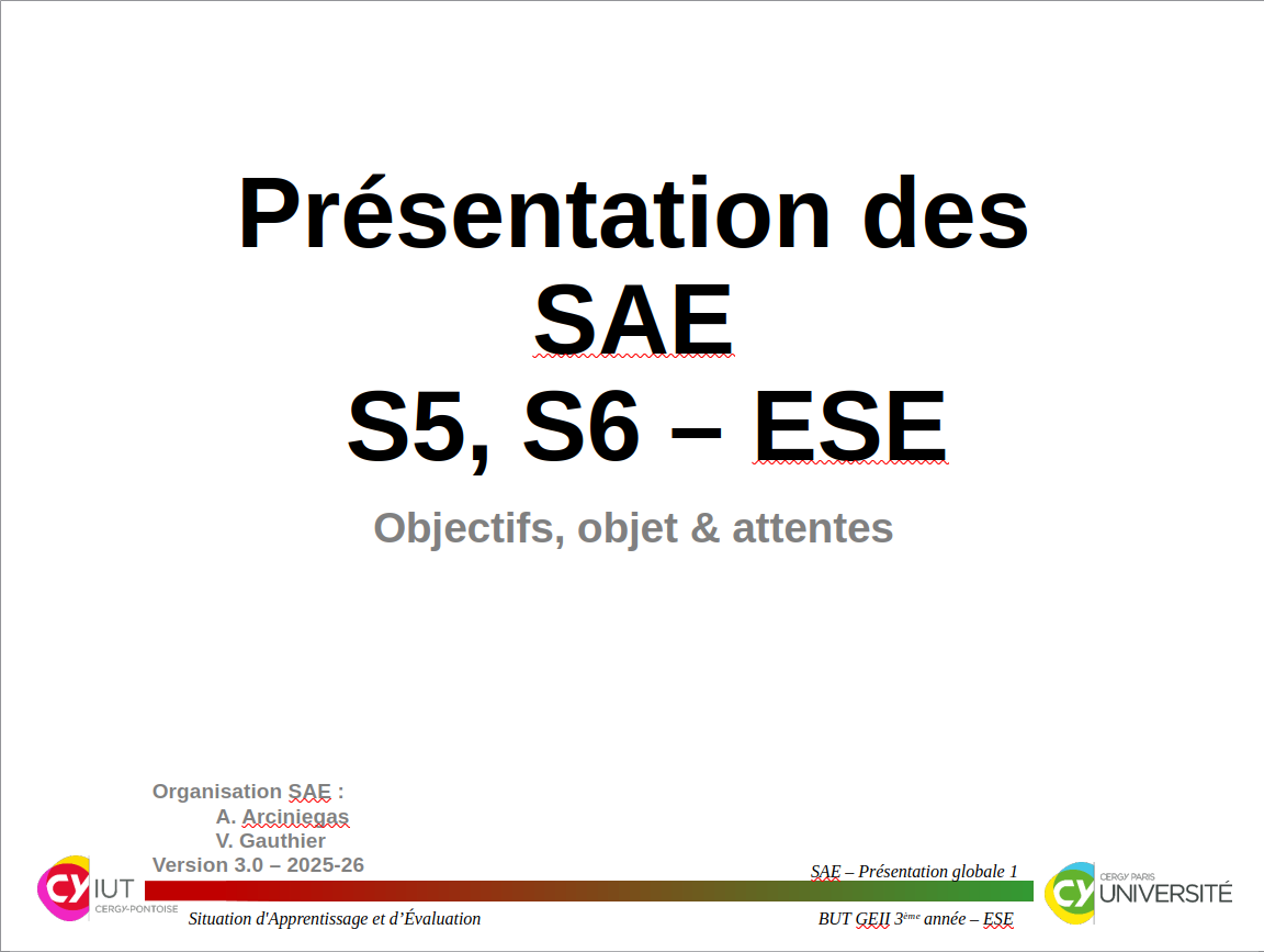 Présentation de la SAE orchestrion